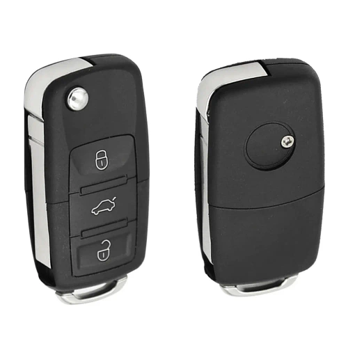 Schlüsselgehäuse für VW, Skoda, Seat | Ersatz-Fernbedienung für Auto | VM-T5-POLO