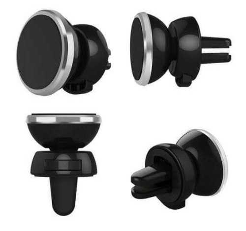 PSI-M001 | Porta cellulare magnetico per auto | sulla presa d'aria | 2 vassoi