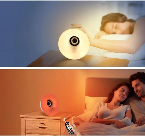 MCAC-01 | Sveglia con luce LED | Lampada notturna con simulazione dell'alba | Sveglia con radio