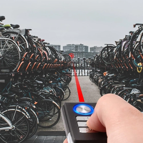 Smart Rear Bike Light with Alarm | 4in1 LED Bike Alarm | Brake Light with Horn 110db | BBL-A6