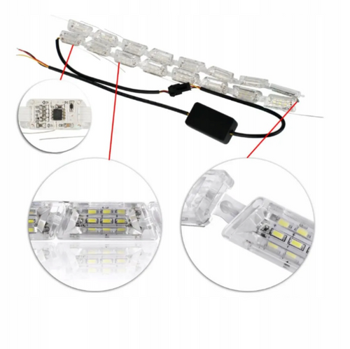 Lumini de zi cu LED cu indicator | Flexibil autoadeziv