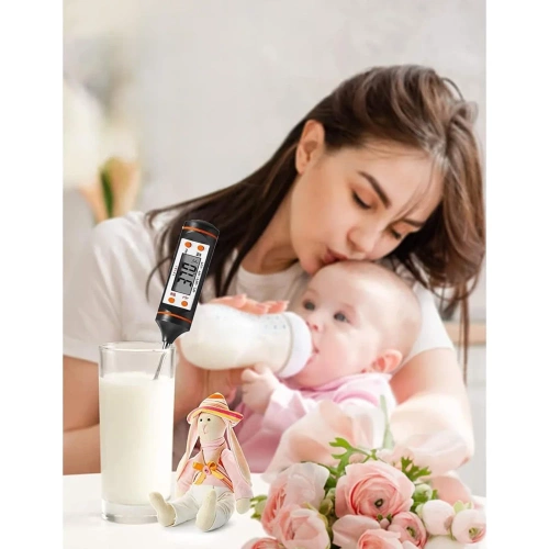 TP-101-ZWART | Digitale keukenthermometer | Thermometer met sonde | Een apparaat om de temperatuur van voedsel te controleren