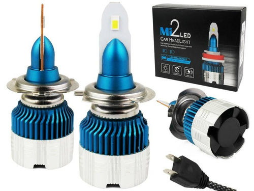 Sæt med H7 Mi2 FLIP CSP 56W LED-pærer