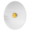WLB-D350 | Round wall lamp ⌀35 cm | A modern wall lamp with a grooved shade
