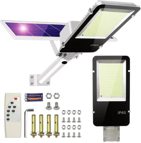 LDT-B628 | Street lantern, LED solar lamp | 20Ah, IP65, 628 LED SMD5730 | large solar panel 6V/25W | Remote