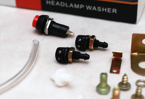 Spraying lamp / Headlight