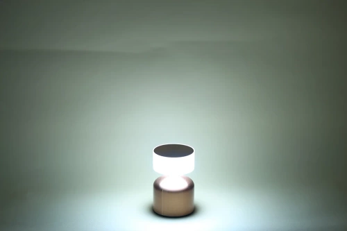 HJA44-CUIVRE | Lampe de table avec batterie intégrée | Lampe de nuit avec trois couleurs de lumière | Lampe d'ambiance pour un hôtel ou un restaurant