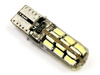 Bombilla LED para coche W5W T10 24 SMD 3014 CAN BUS Silicona