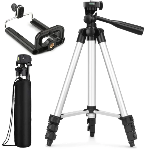 Z14-1.5M-Negru | Suport telefon 1.5M | Trepied telescopic pentru cameră