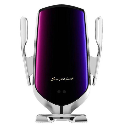 Q005 | Soporte electrónico para coche con carga inductiva Quick Charge 3.0 de 10W