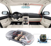PZ-E9 | Video recorder, car camera | 3 cameras - front, back, interior | FullHD 1296p | 4" screen
