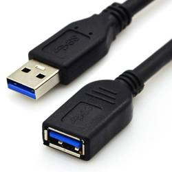 UE3.0-1M | USB 3.0 predlžovací kábel | zástrčky samec + samice | 1 meter