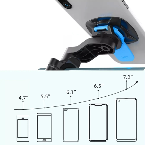 TLD-143A-BLUE | Twist bike holder | universal installation