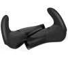 Impugnature ergonomiche per bici | Impugnature in gomma TPR antiscivolo | BHD-233-BK