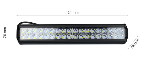 LB-108W-3030-Spot | 108W Light Bar werklamp