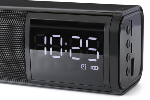 S8 | Soundbar per computer wireless Bluetooth | Orologio, sveglia, AUX, TF | 2200 mAh, 10 W, 20 Hz-20 kHz