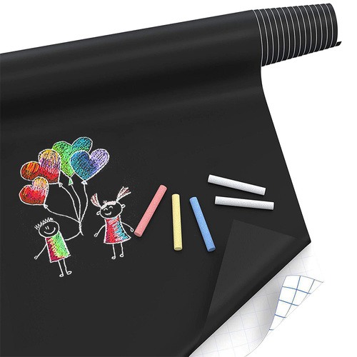 RR-002 | Self-adhesive chalk board | sticker 45x200cm | 5x chalk