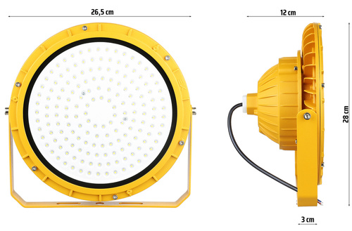 AE-FL100W | Proiector rezistent la explozie | Halogen de lucru | LED 100W IP65