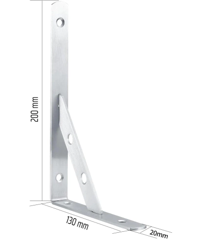 FV-A20CM-SILVER | Shelf holder | Set of shelf supports |