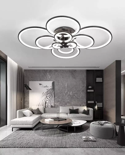 RLG-C180W-B | Vícedílné moderní závěsné svítidlo | LED | Černá