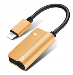 UA-001-2 | Lightning adapter (iPhone) - 2x Lightning | 2-i-1 lydadapter til iPhone