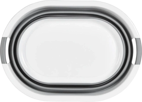 XJP-26L-GRIGIO | Ciotola pieghevole in silicone. Per il lavaggio