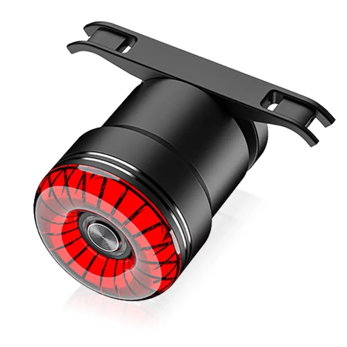 Feu arrière de vélo intelligent | Éclairage LED avec capteur de freinage | Feu arrière de vélo à LED étanche IP65 avec fonction de freinage et chargement USB | WD-SR