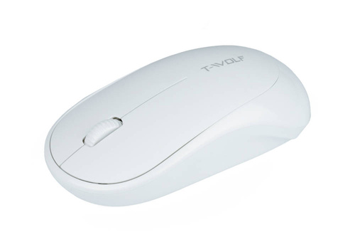 Q18 | Mouse óptico sem fio para computador de escritório | 1000 DPI | Branco