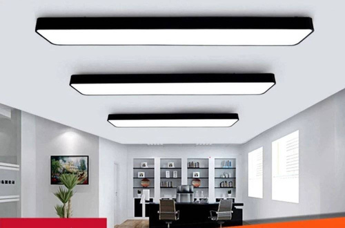 LED loftpanel 50W 120x30 cm | Overflademonteret ikke-blinkende CCD-panel