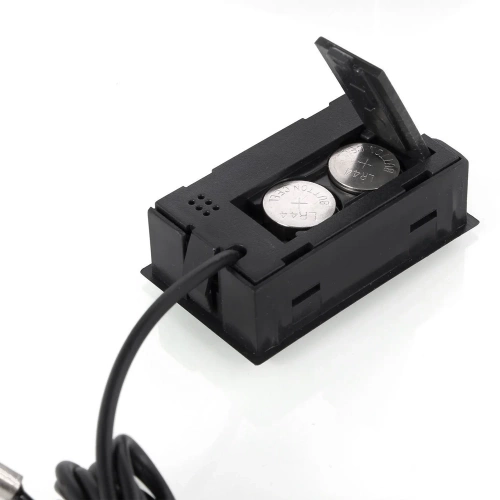 KTM-050-NEGRO | Termómetro digital | Mini dispositivo de medición con sensor impermeable.