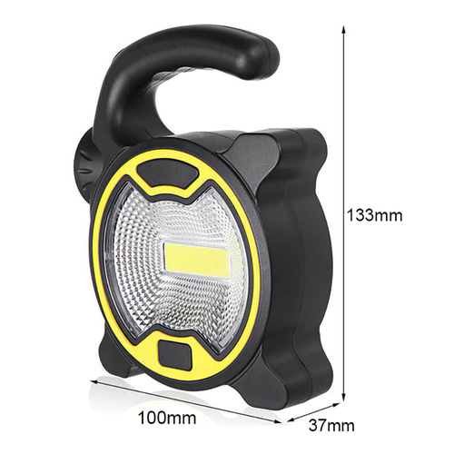 W30 | Lámpara de taller con mango LED + COB | 3xAA