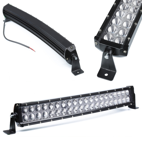 LED-Arbeitsleuchte | gebogen, 120 W, rechteckige Light Bar, CREE | LB-GB-120-C