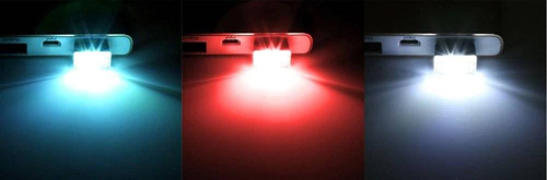 CAL01-USB Lámpara LED USB 1 SMD | NANO | para banco de energía, computadora portátil | Luz de atmósfera USB 5V
