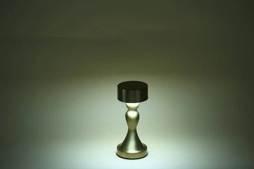 HJA10-A-OR | Lampe de table avec batterie intégrée | Lampe de nuit avec trois couleurs de lumière | Lampe d'ambiance pour un hôtel ou un restaurant