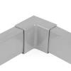 Connecteur d’angle intérieur pour goulotte 40 × 20 mm | Cache-angle pour moulure de câbles | Raccord esthétique à 90° | CDT-04-Grey