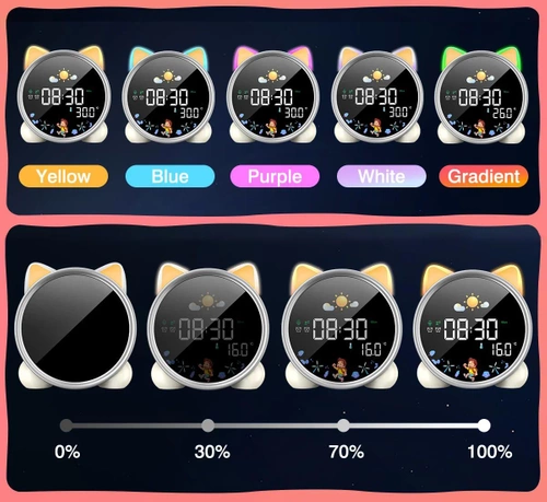 SG-7-W | Réveil avec lumière LED | Regarder avec une minuterie