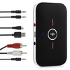 B6-Negru | Adaptor Bluetooth 5.0 | Dispozitiv multifuncțional 2 în 1 | Receptor și transmițător