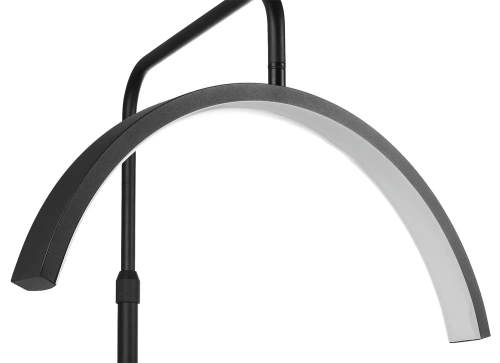 EPT-135-BLACK | Lamp for a tattoo studio | Shadowless LED beauty lamp | Floor lamp for beauty salons, eyelash and nail styling