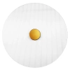 WLB-D350 | Round wall lamp ⌀35 cm | A modern wall lamp with a grooved shade