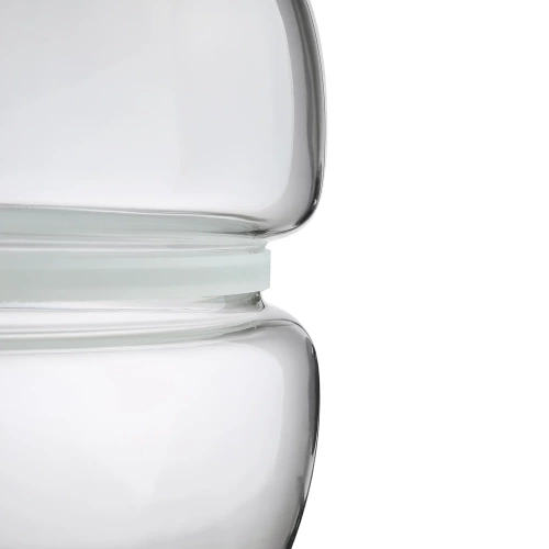 Tischleuchte aus Glas | modernes Nachttischlicht, Retro-Stil, warmes Licht, ideal für Wohnzimmer und Schlafzimmer | BH-258-TS