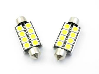 Bec LED auto C5W 8 SMD 5050 CAN BUS