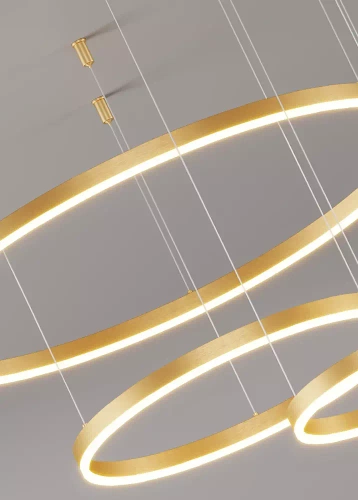 RLK-C04-120W-G | Kelių dalių moderni pakabinama lempa | LED | Auksas