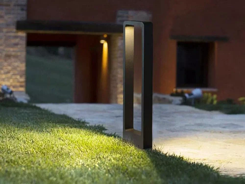 LLM-60CM | Lámpara de jardín de pie moderna, poste LED | Aluminio 60cm, IP54, 10W=1200lm