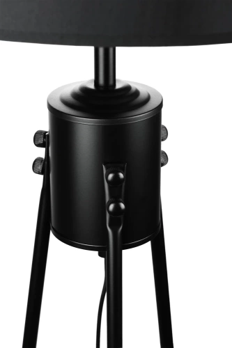 DYT-L155-BLACK| Juoda toršeras | Modernus, stilingas svetainės ir miegamojo apšvietimas | Juodos ir auksinės spalvos toršeras su metaliniu rėmu