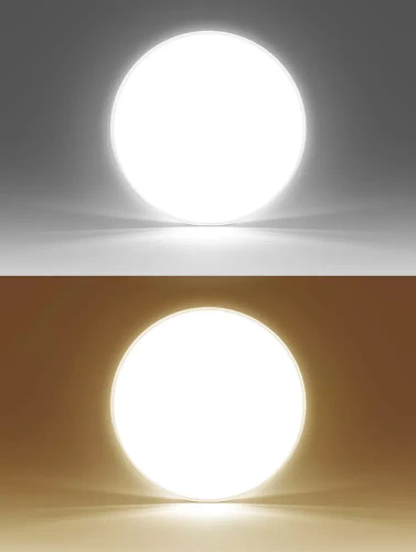 RLB-C30W-B | Fekete, kerek LED mennyezeti lámpa 24W | Nem villogó CCD felületre szerelt panel