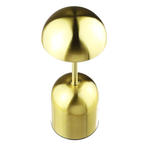 Luminária noturna sem fio com bateria integrada de 2000 mAh | Luminária de mesa moderna com potência e cor de luz ajustáveis | YG-D019-Gold