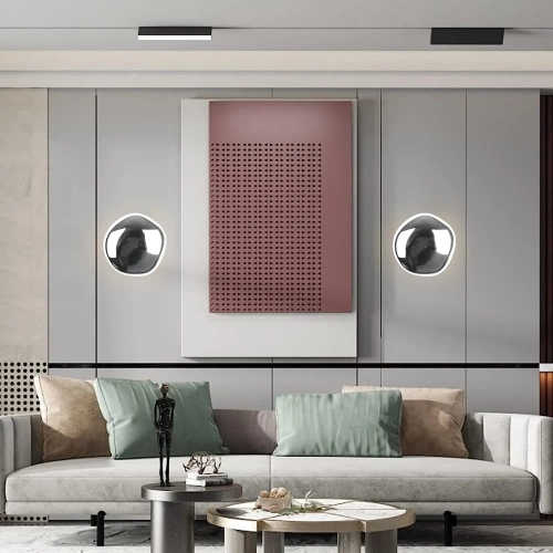 XDL-C300-SILVER | Irregularly shaped wall lamp | Modern hanging lamp