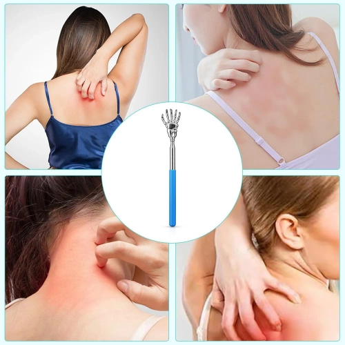 SD-247-ALBASTRU | Laba care se scarpină | Zgarietor telescopic pentru spate