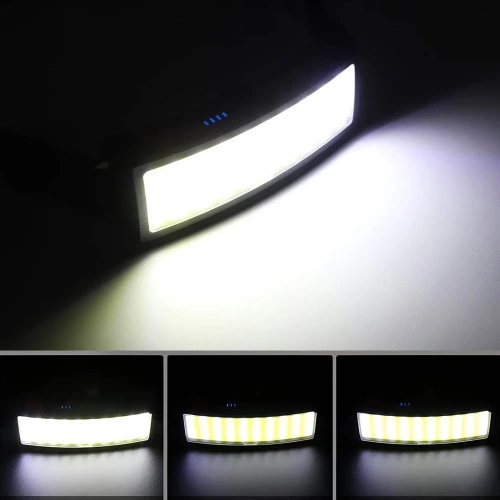 LED-Stirnlampe | Stirnband | schwarz | HWL-120-BLACK