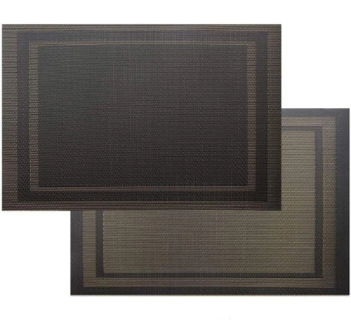 F040-NEGRU | Covoraș de masă de bucătărie | Covoraș de farfurie | Covoraș de masă | Covoraș decorativ de bucătărie